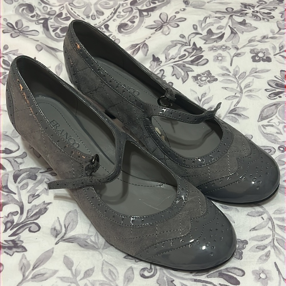 Vintage-feel Franco Sarto Mary Jane Heels